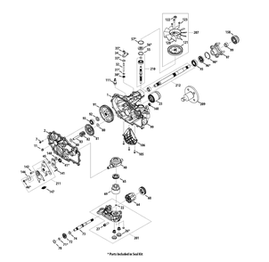 Part Location Diagram of HG-71822 Cub Cadet Housing Assembly, Main